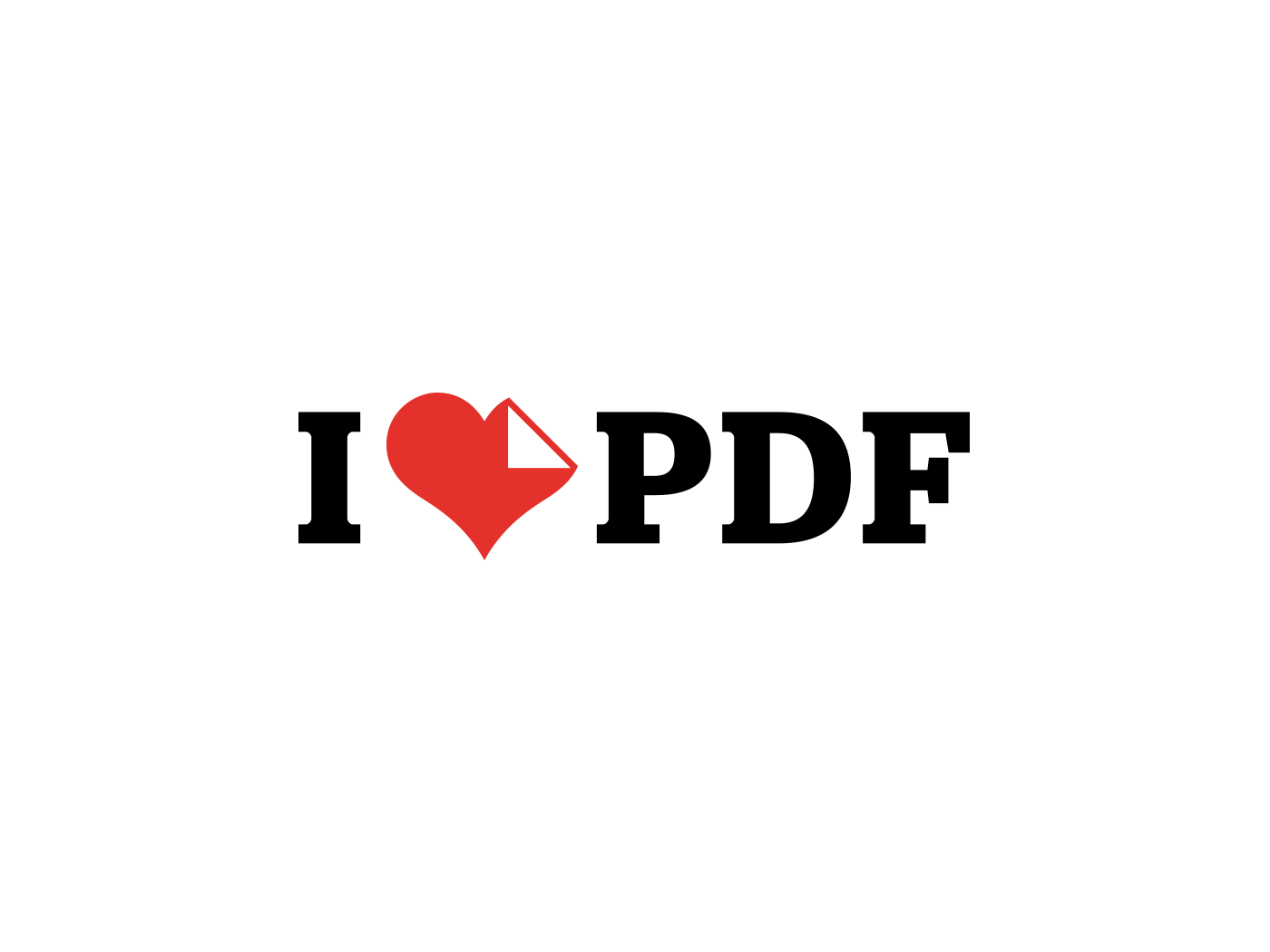 I love to pdf