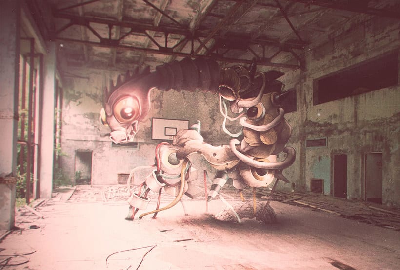 Las criaturas de Óscar Lloréns habitan Chernóbil 5